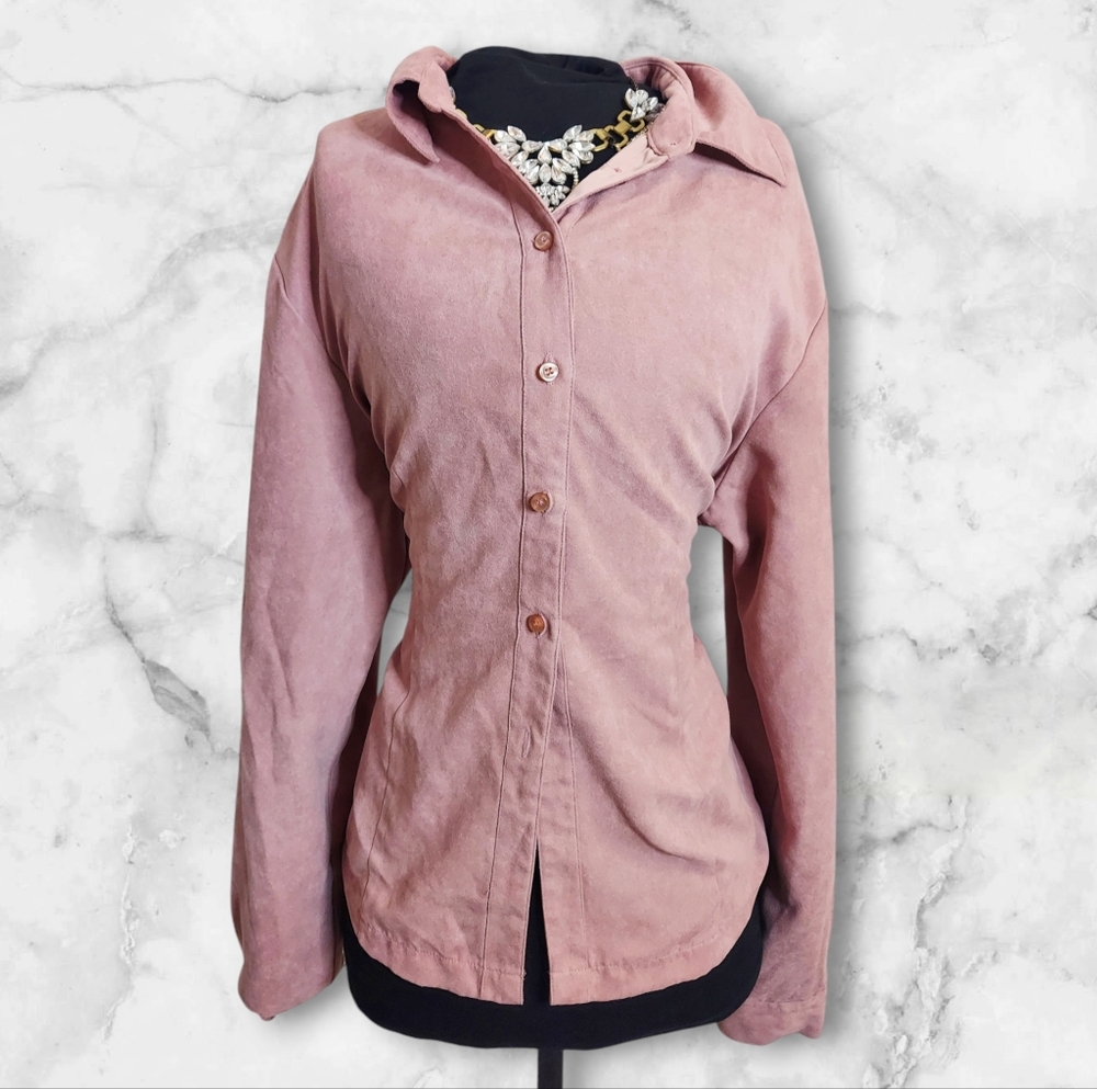 Pink button down shirt - Picture 2 of 10